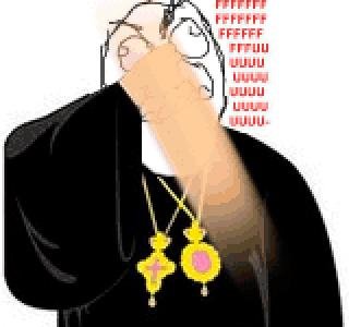 Поп молится