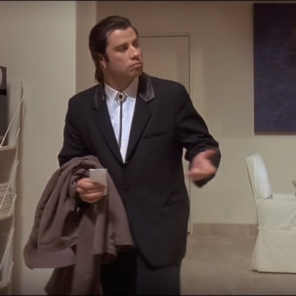 Растерянный Джон Траволта оригинал