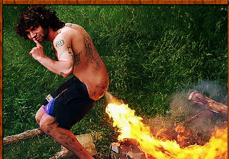 Мужчина в огне