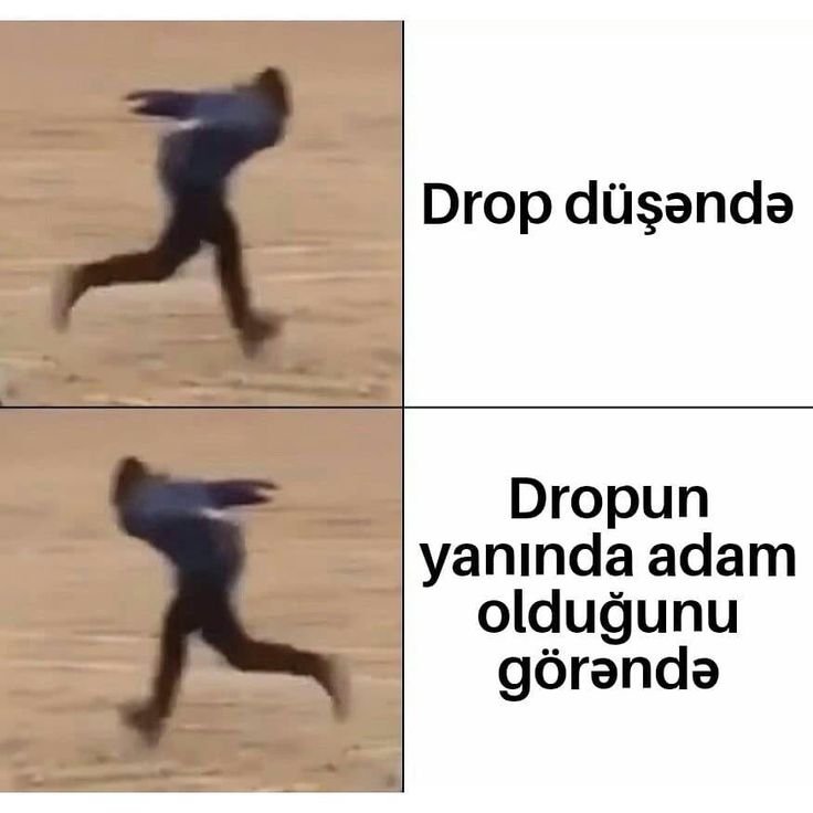 Парень бежит Мем