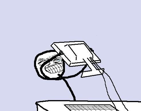 Перевернутый монитор Мем