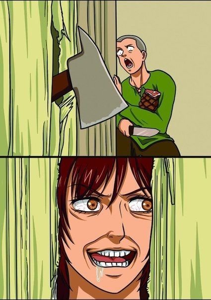 Аниме мемы атака титанов