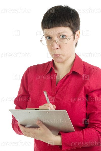 Девушка записывает в блокнот Мем