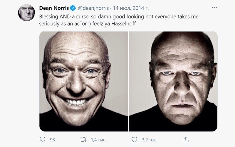 Дин Норрис во все тяжкие