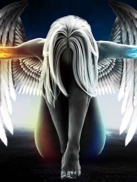 Аватарка белый ангел