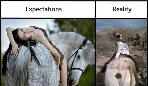 Смешные картинки ожидание и реальность
