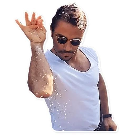 Человек сыпет