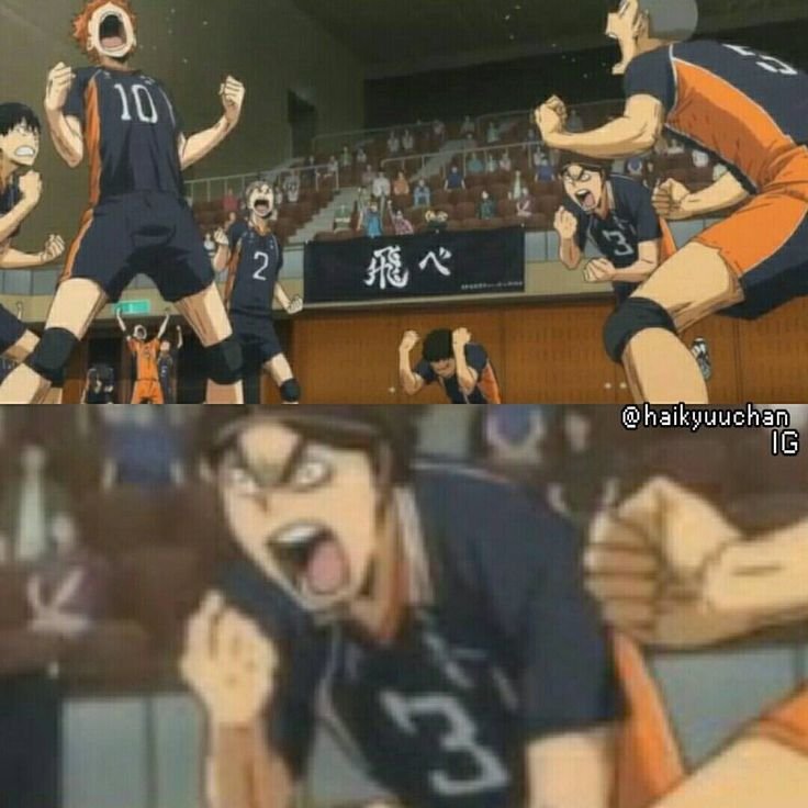 Приколы по аниме волейбол