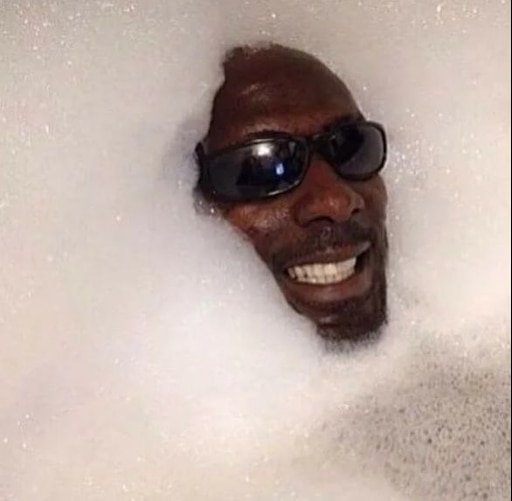 Негр в пене