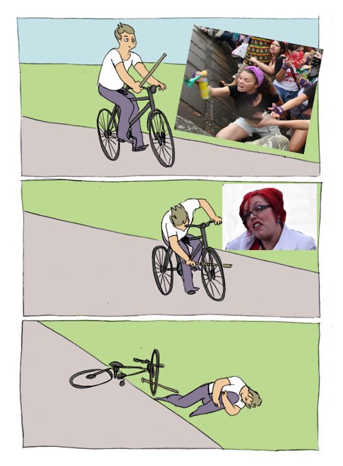 Палка в колесо Мем