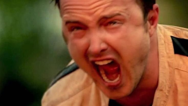 Jesse Pinkman screaming