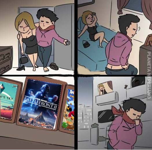 Мем парень и девушка