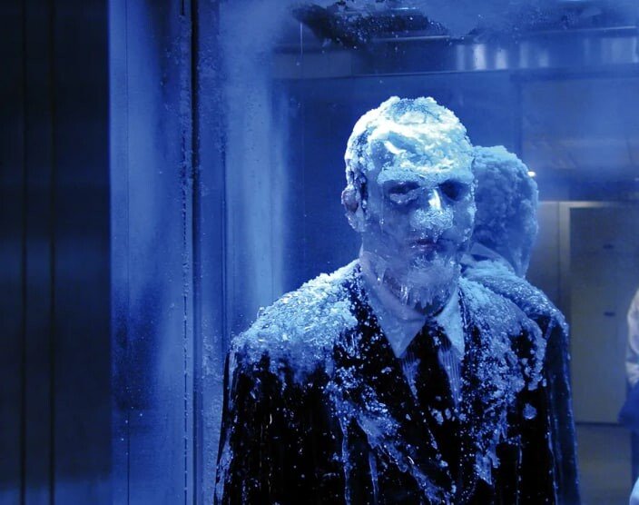 Замерзший Джек Николсон из сияния