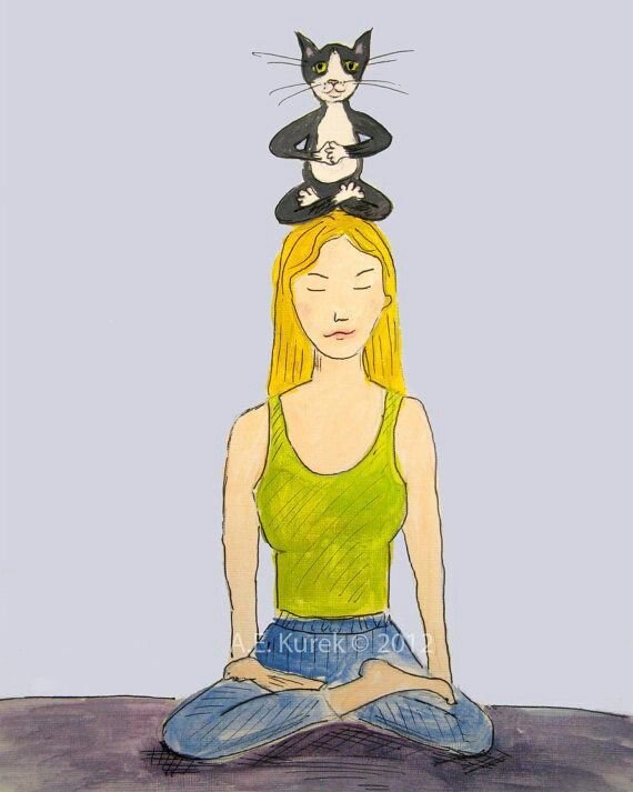 Йога иллюстрация