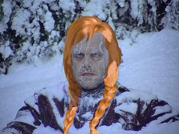 Сияние Николсон замерз