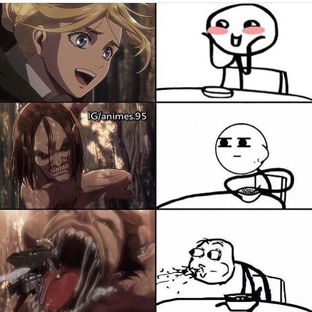 Аниме мемы атака титанов