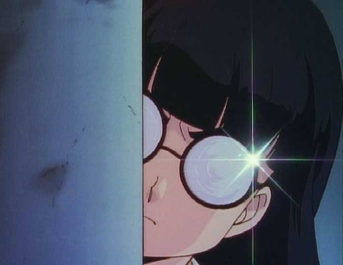 Блики на очках аниме