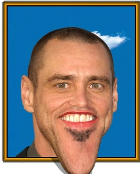 Очень длинный подбородок