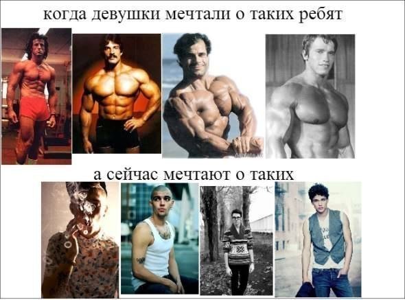 Мужчина раньше и сейчас приколы