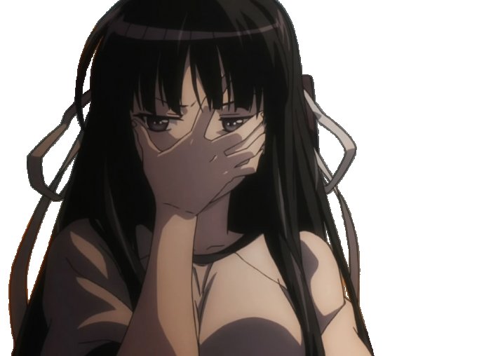 Замкнутая девушка аниме