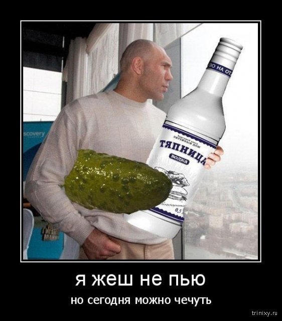 Бутылка водки прикол