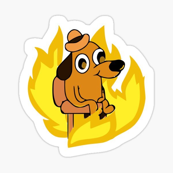 Горящая собака