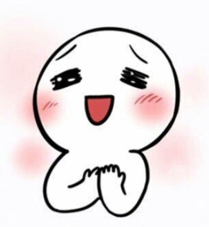 Стикер смущение