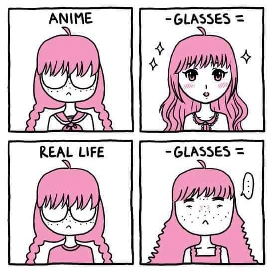 Anime vs real Life memes