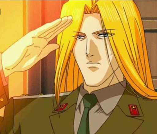 Аниме персонажи отдают честь