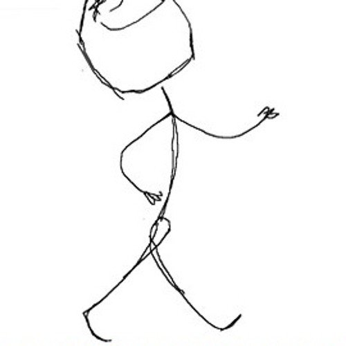 Человечек нарисованный карандашом