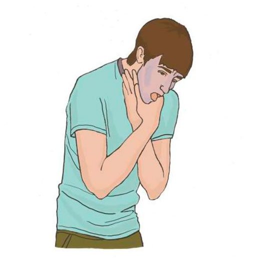 Подавился едой