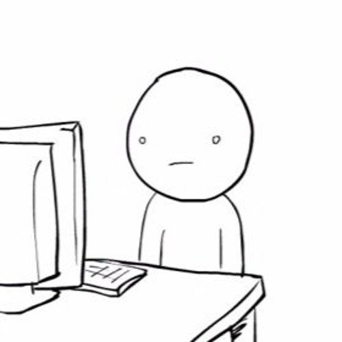 Мем сидит за компом