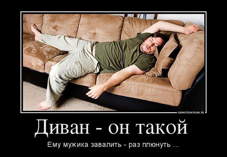 Лежа на диване юмор
