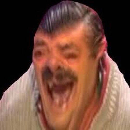 Мужик смеется