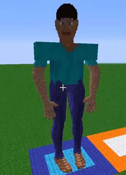 Скин негра в МАЙНКРАФТЕ