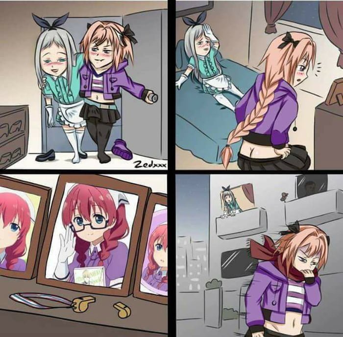 Смешные комиксы аниме