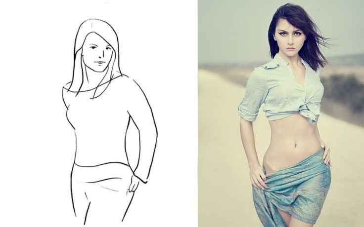 Красивые девушки в позе