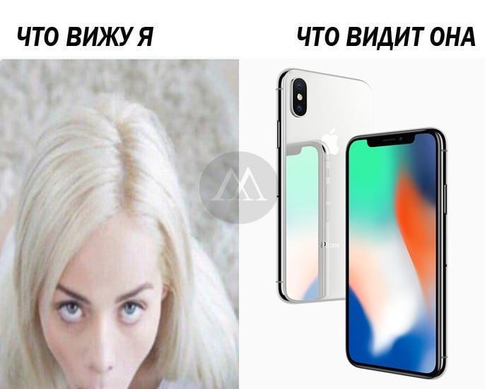 Девушки и айфон