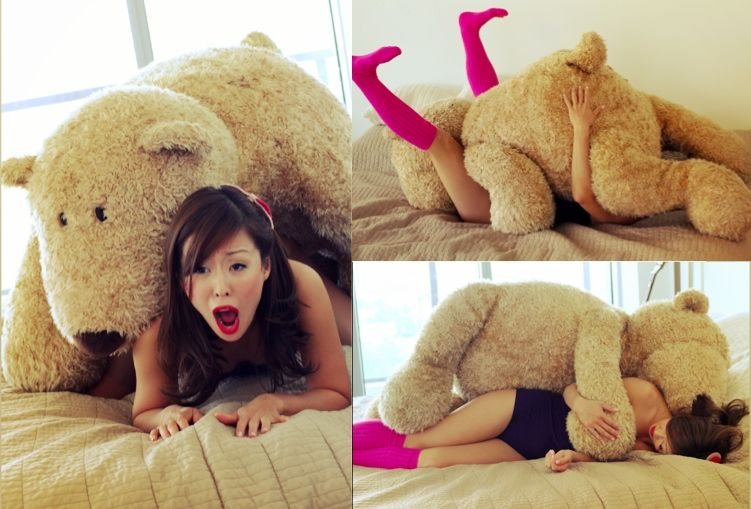 Плюшевая игрушка для девушки с приколом