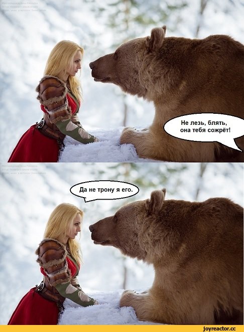 Медведь и девушка картинки