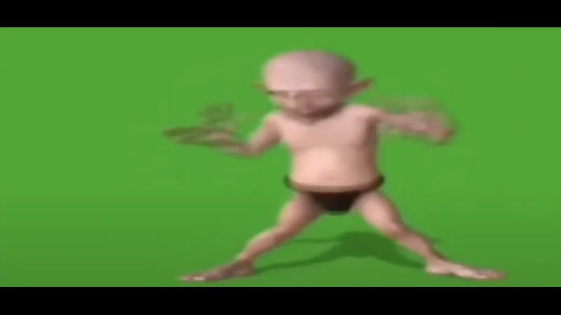 Лысый мужик танцует Мем