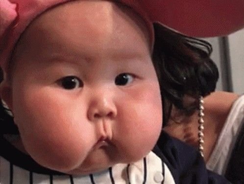 Большие щеки