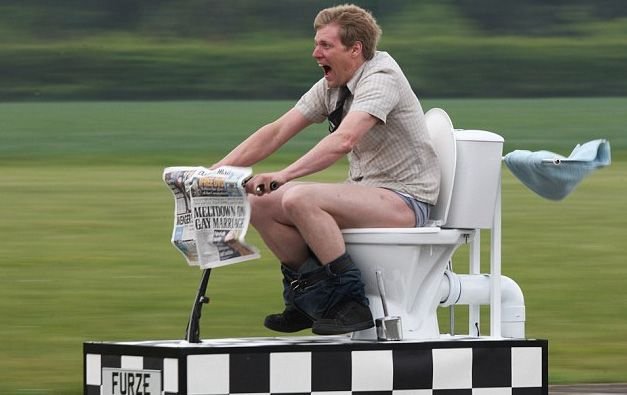 Унитаз на колесиках