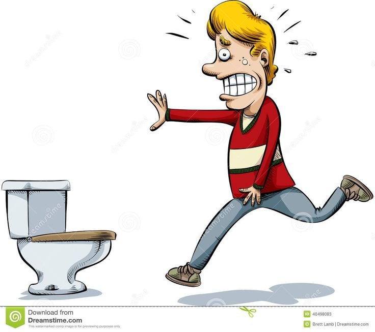 Что такое человек бегает в туалет
