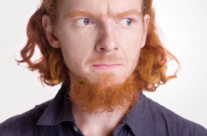 Рыжий мужчина