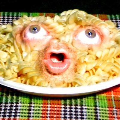 Прикольные макароны