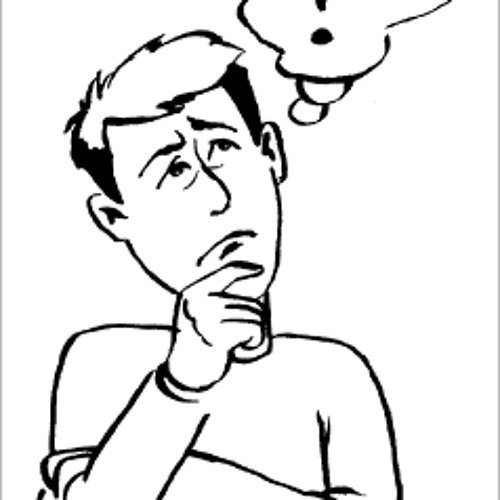 Задумчивый человек