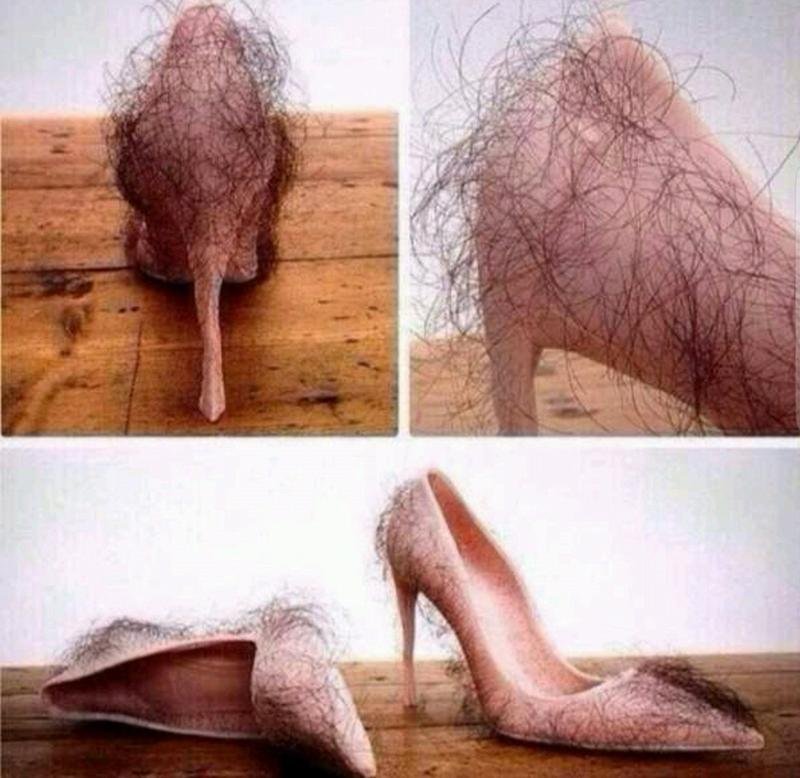 Смешная обувь женская