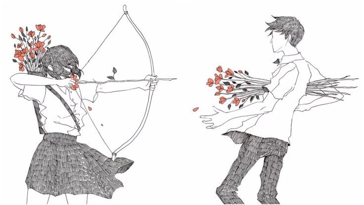 Человек со стрелами в спине