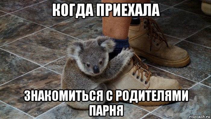 Когда знакомишься с родителями девушки